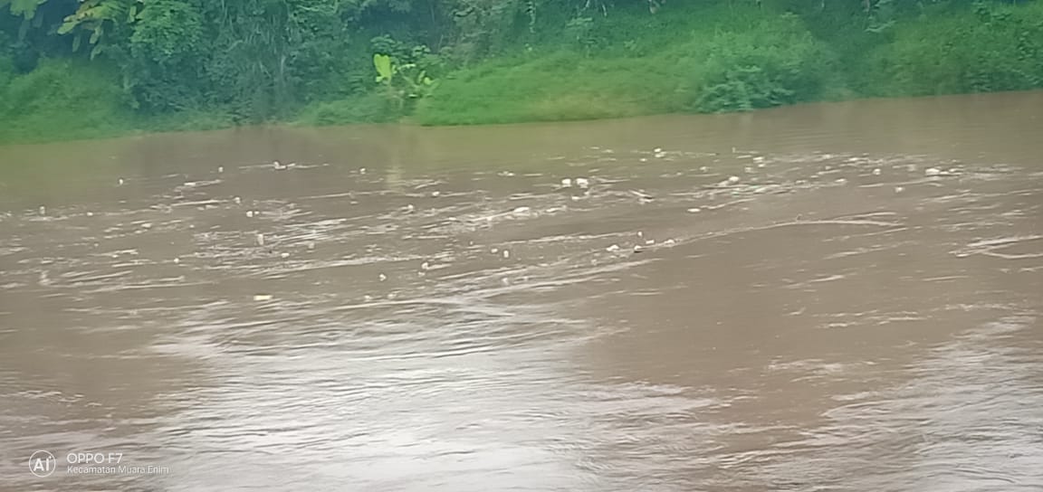 Sungai Enim Berubah Warna Diduga Tercemari Aktivitas Tambang – Gema